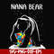 FN000175-Nana bear svg, png, dxf, eps file FN000175.jpg