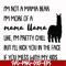 FN000263-I'm not a mama bear I'm more of a mama llama Uke I'm pretty chill but I'll kick you in the face if you mess with my kids svg, png, dxf, eps file FN0002