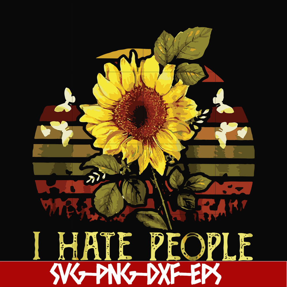 FN000565-I hate people svg, png, dxf, eps file FN000565.jpg