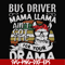 FN000868-Bus driver mama Llama ain't got time for your drama svg, png, dxf, eps file FN000868.jpg