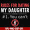 FN000880-Rules for dating my daughter #1. You can't svg, png, dxf, eps file FN000880.jpg