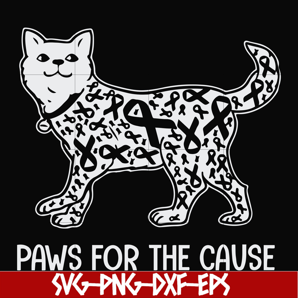 FN000963-Paws for the cause svg, png, dxf, eps file FN000963.jpg