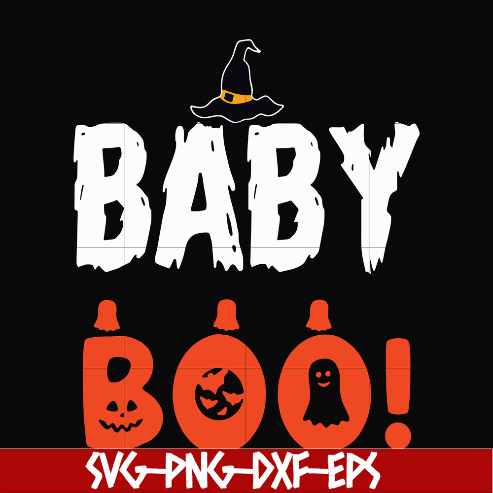 HLW0083-Baby boo! svg, png, dxf, eps digital file HLW0083.jpg