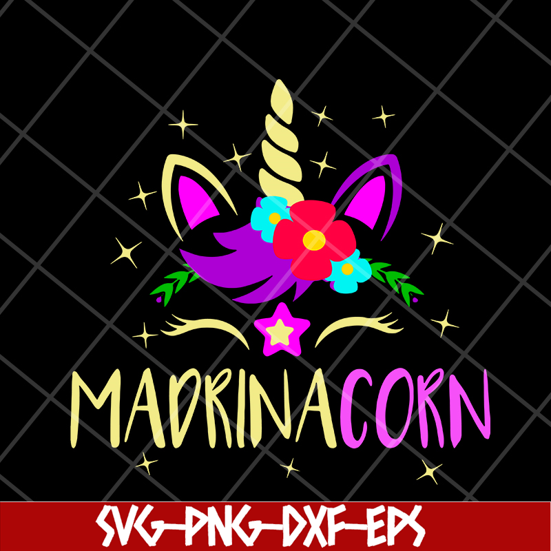 MTD03042128-Madrinacorn svg, Mother's day svg, eps, png, dxf digital file MTD03042128.jpg