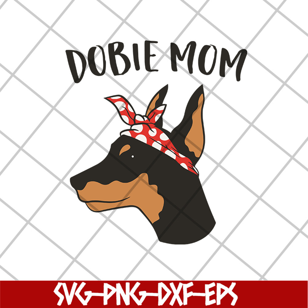 MTD04042101-Dobie mom svg, Mother's day svg, eps, png, dxf digital file MTD04042101.jpg