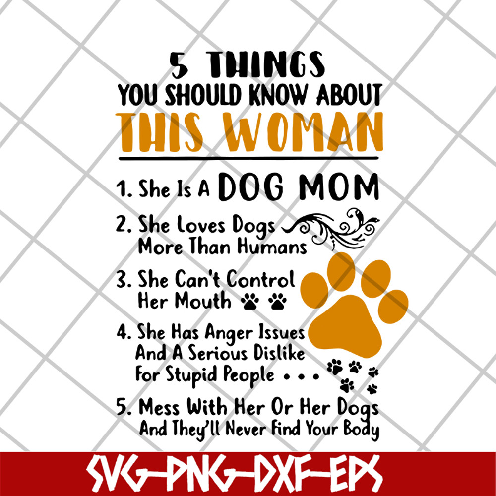 MTD10042120-5 things you should know about this woman svg, Mother's day svg, eps, png, dxf digital file MTD10042120.jpg
