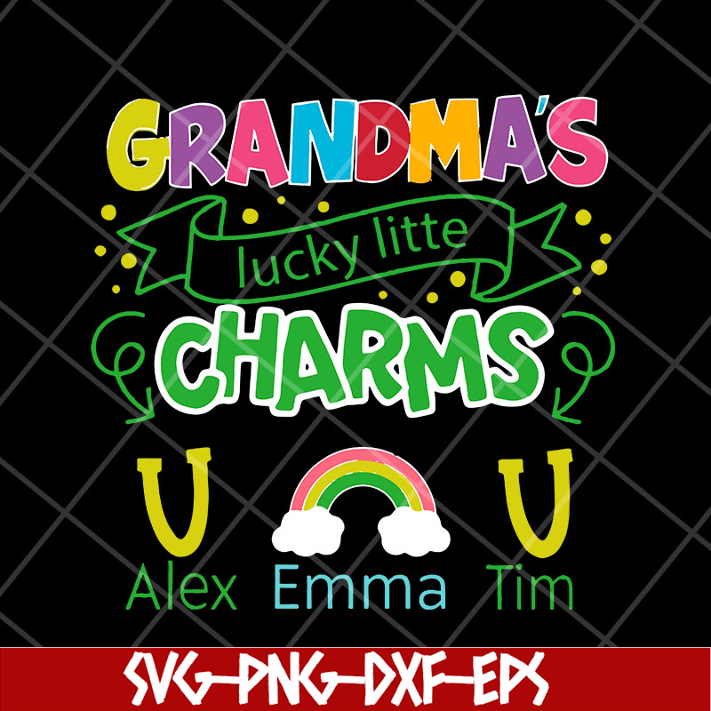 MTD27042122-Grandmas charmas svg, Mother's day svg, eps, png, dxf digital file MTD27042122.jpg