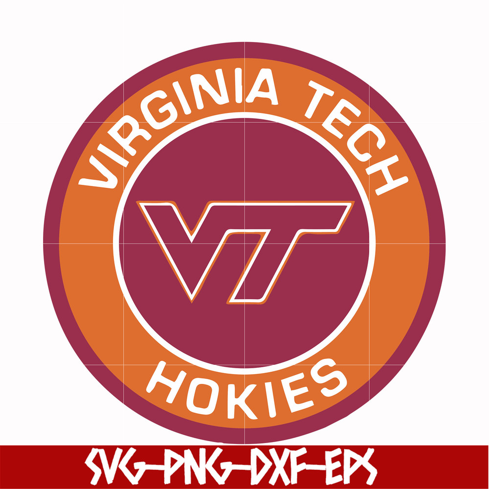 NCAA0000327-Virginia Tech Hokies svg, png, dxf, eps file NCAA0000327.jpg