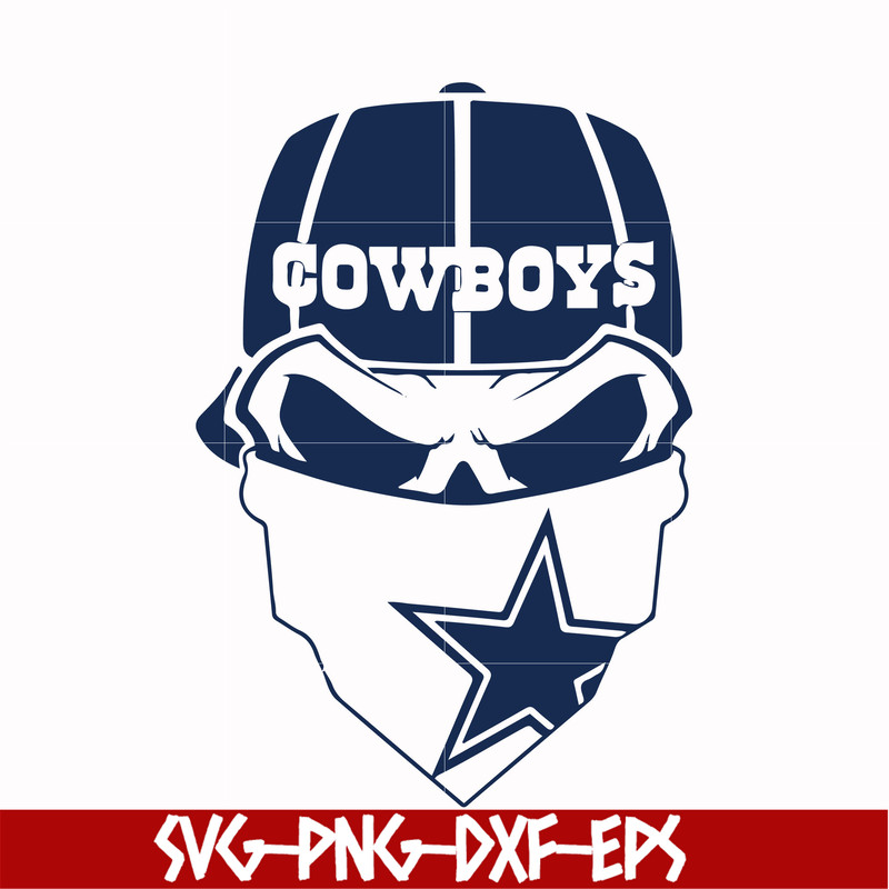 NFL0000118-Cowboys skull, svg, png, dxf, eps file NFL0000118.jpg