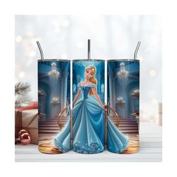 cinderella barbie 3d tumbler 20oz digital file cinderella disney instant download file