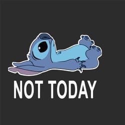 stitch not today svg, trending svg, stitch svg, lazy stitch svg, not today svg, disney svg, lilo & stitch svg, cartoon s
