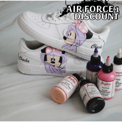 minnie air force 1, unisex sneaker, personalized shoes, air force 1, custom sneakers, anime custom shoes, holiday gift