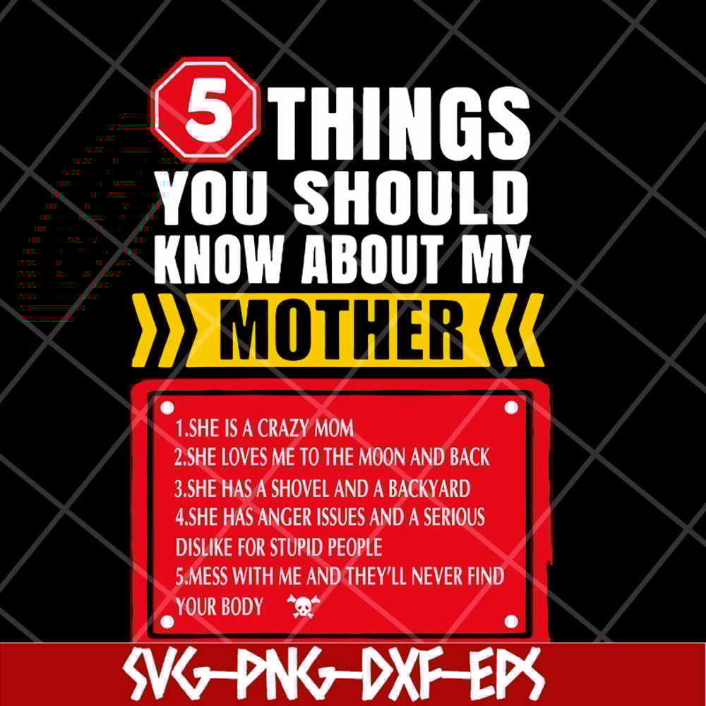 MTD23042103-5 Thing You Should Know Funny Loving Unique Mother’s Day svg, Mother's day svg, eps, png, dxf digital file MTD23042103.jpg