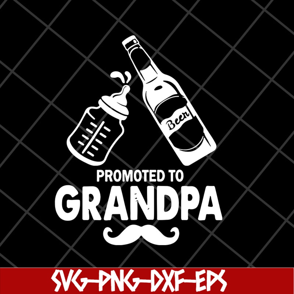 MTD28042126-Beer promoted to grandpa fathers day 2021 svg, Fathers day svg, png, dxf, eps digital file MTD28042126.jpg