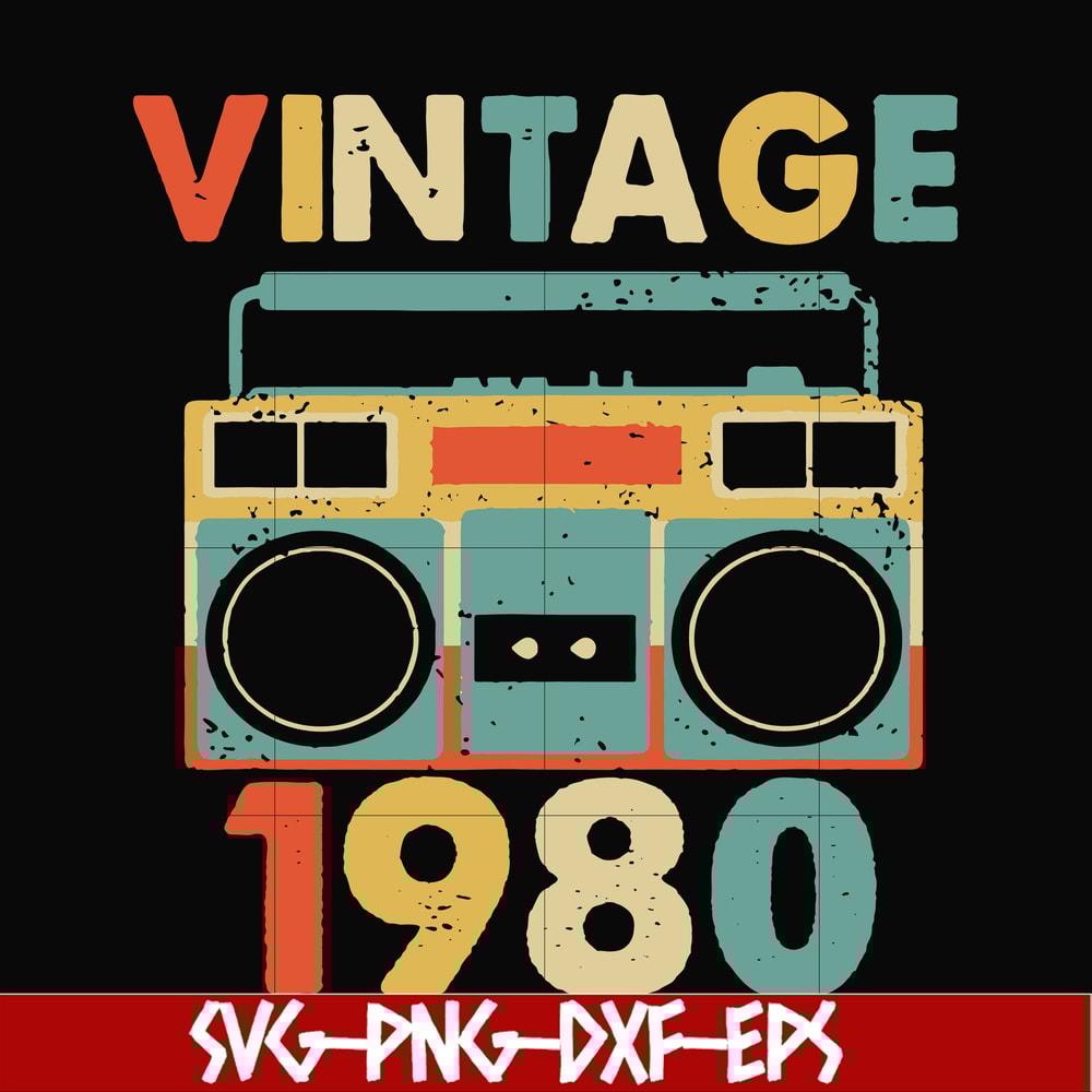 NBD0022-Vintage November 1980 svg, png, dxf, eps digital file NBD0022.jpg