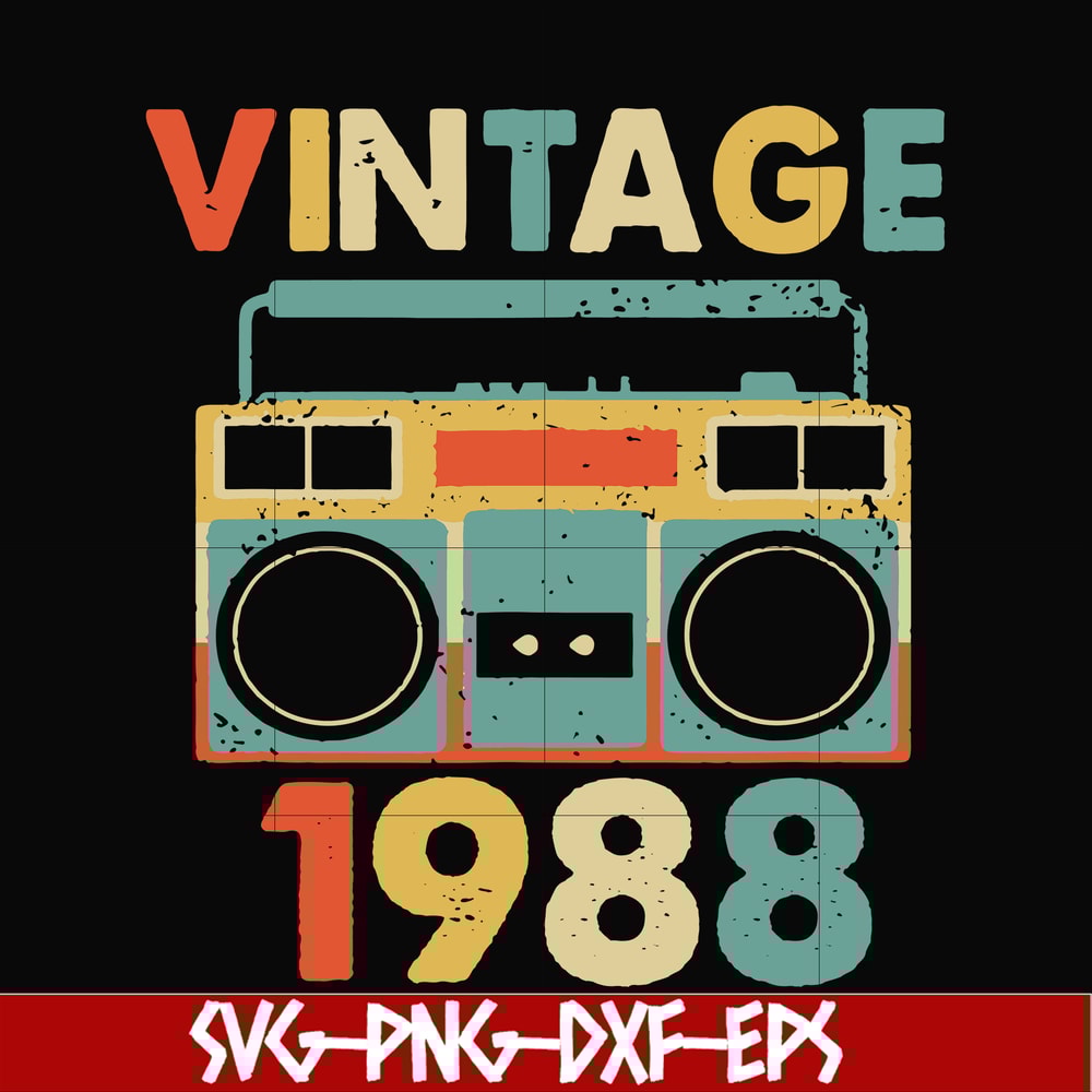 NBD0030-Vintage November 1988 svg, png, dxf, eps digital file NBD0030.jpg