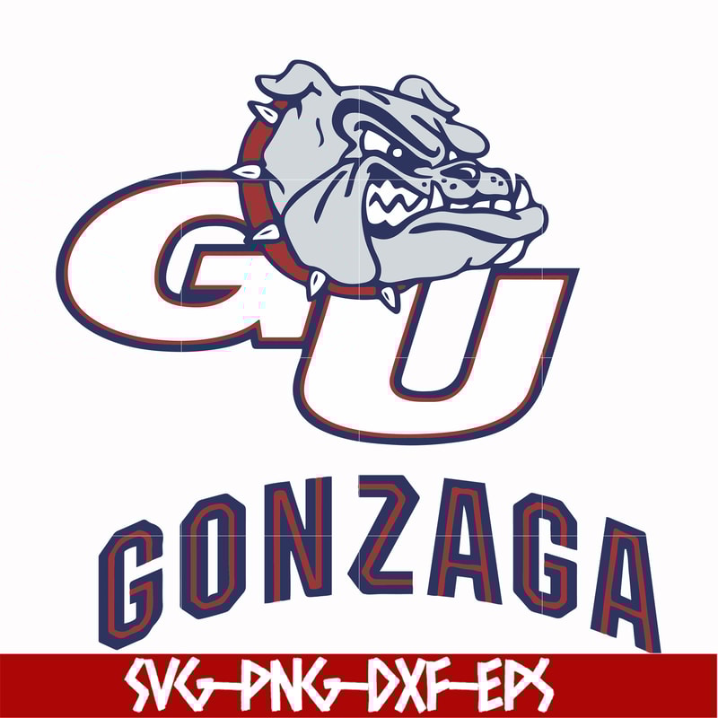 NCAA0000255-Gonzaga Bulldogs svg, png, dxf, eps file NCAA0000255.jpg
