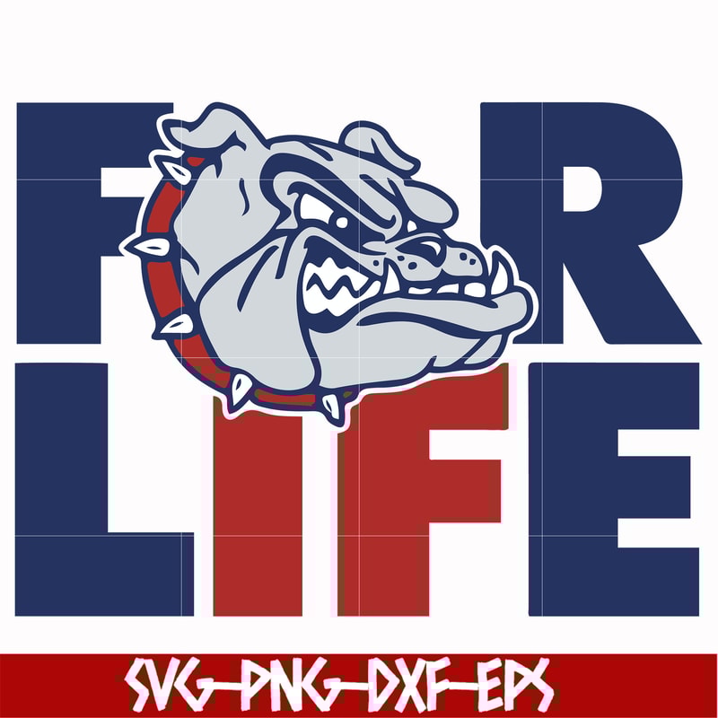 NCAA0000260-Gonzaga Bulldogs svg, png, dxf, eps file NCAA0000260.jpg