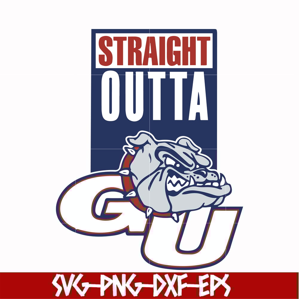 NCAA0000266-Gonzaga Bulldogs svg, png, dxf, eps file NCAA0000266.jpg