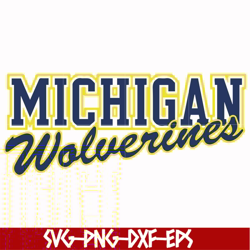 NCAA0000270-Michigan Wolverines Set svg, png, dxf, eps file NCAA0000270.jpg
