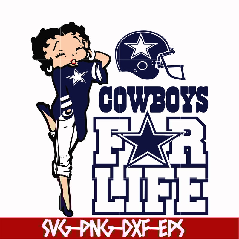 NFL0000103-Cowboys for life, svg, png, dxf, eps file NFL0000103.jpg