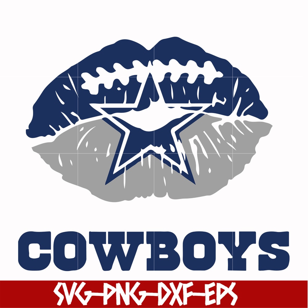 NFL0000112-Cowboys lips, svg, png, dxf, eps file NFL0000112.jpg