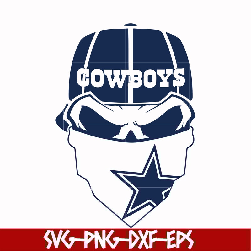 NFL0000118-Cowboys skull, svg, png, dxf, eps file NFL0000118.jpg