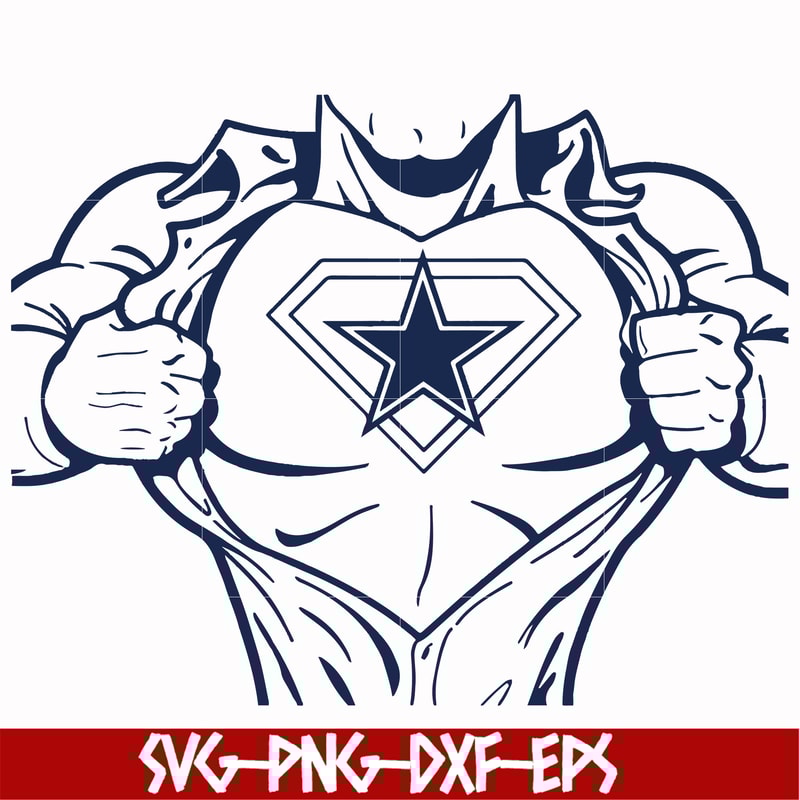 NFL0000192-Cowboys superman, svg, png, dxf, eps file NFL0000192.jpg