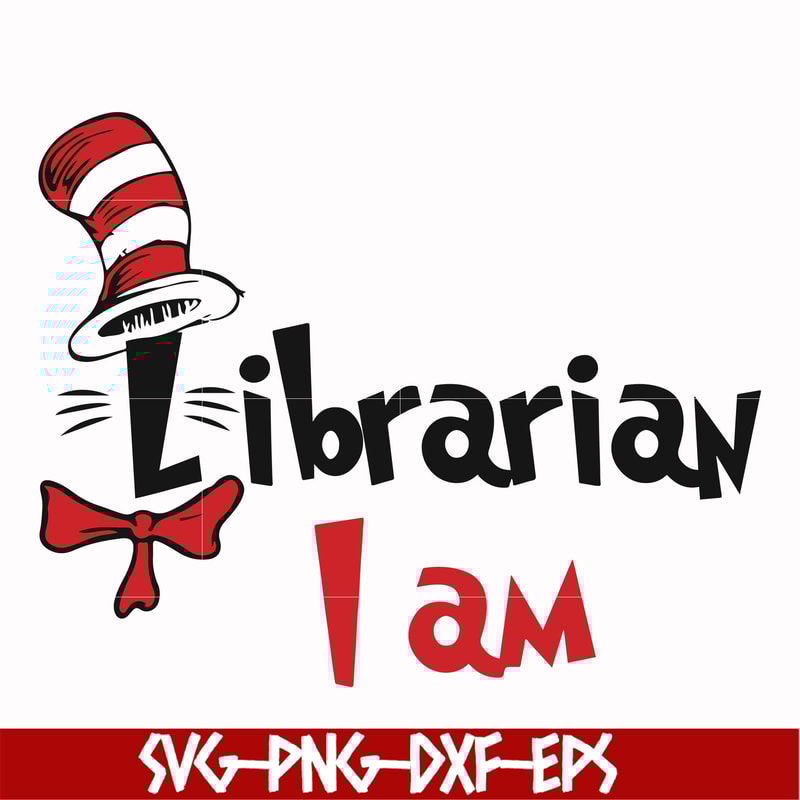 DR000132-Librarian I am svg, png, dxf, eps file DR000132.jpg