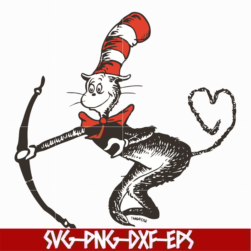 DR05012119-The cat in the hat by dr seuss svg, dr svg, png, dxf, eps file DR05012119.jpg