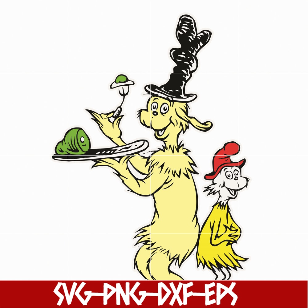 DR05012120-Green Eggs and Ham svg, The Ham in the hat svg, Ham svg, dr svg, png, dxf, eps file DR05012120.jpg