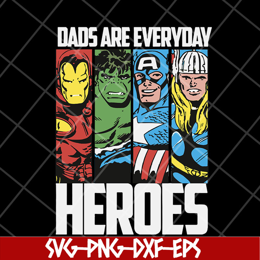 FTD29042102-Dad are everyday heroes svg, Fathers day svg, png, dxf, eps digital file FTD29042102.jpg