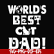 FTD43-World's best cat dad svg, png, dxf, eps, digital file FTD43.jpg