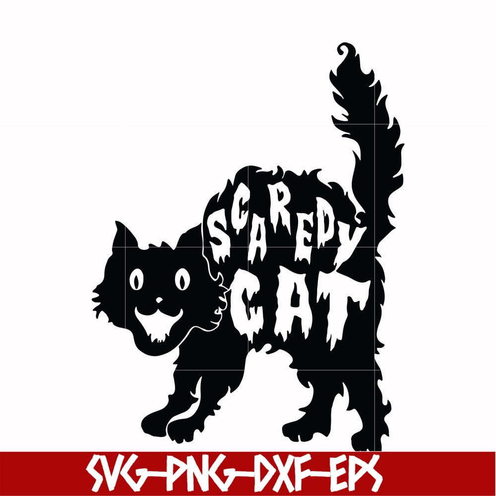 HLW17072014-Scaredy cat svg, png, dxf, eps digital file HLW17072014.jpg