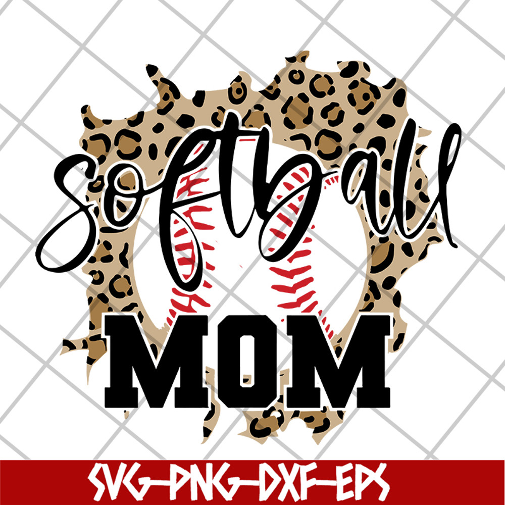 MTD05042109-Sofball mom svg, Mother's day svg, eps, png, dxf digital file MTD05042109.jpg