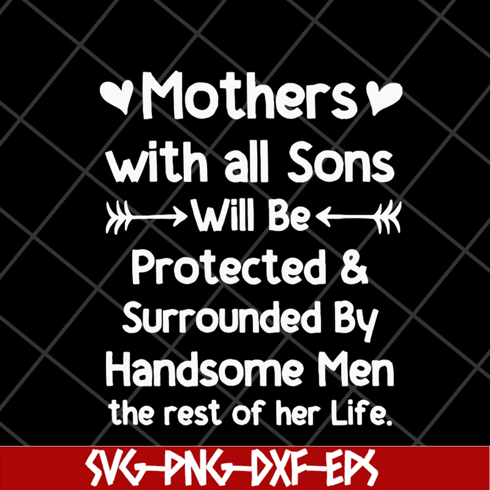 MTD20042109-Mother's with all sons svg, Mother's day svg, eps, png, dxf digital file MTD20042109.jpg