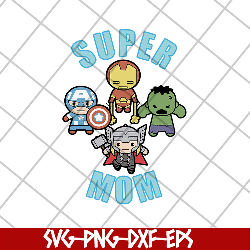 MTD26042112-Marvel Juniors Mothers Day Super Mom svg, Mother's day svg, eps, png, dxf digital file MTD26042112.jpg
