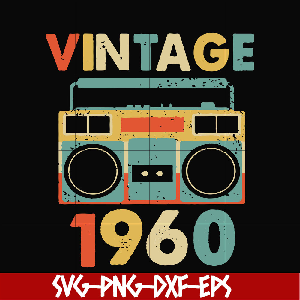 NBD0002-Vintage November 1960 svg, png, dxf, eps digital file NBD0002.jpg