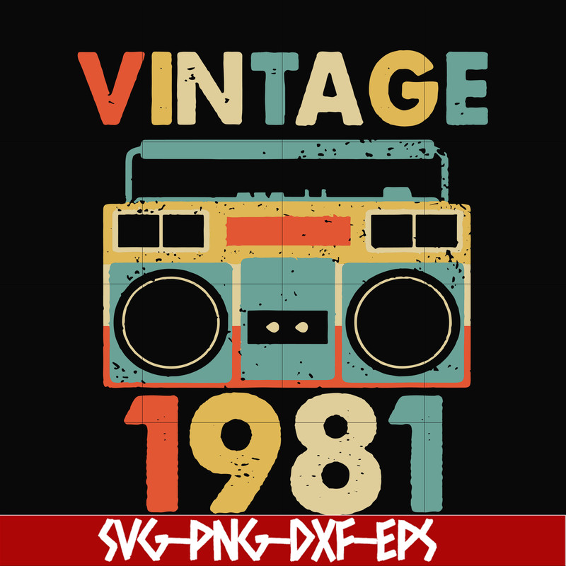 NBD0023-Vintage November 1981 svg, png, dxf, eps digital file NBD0023.jpg