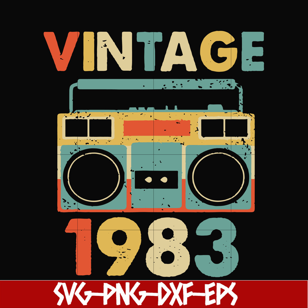 NBD0025-Vintage November 1983 svg, png, dxf, eps digital file NBD0025.jpg