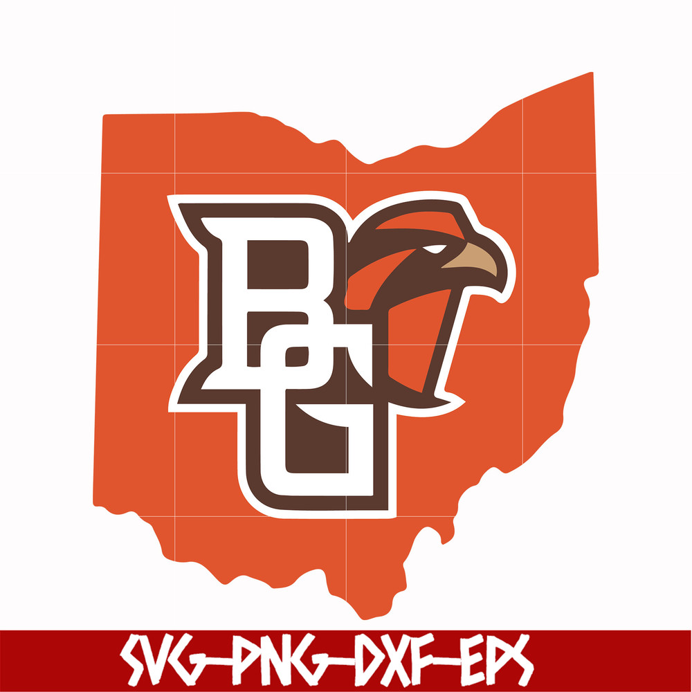 NCAA0000230-Bowling Green Falcons svg, png, dxf, eps file NCAA0000230.jpg