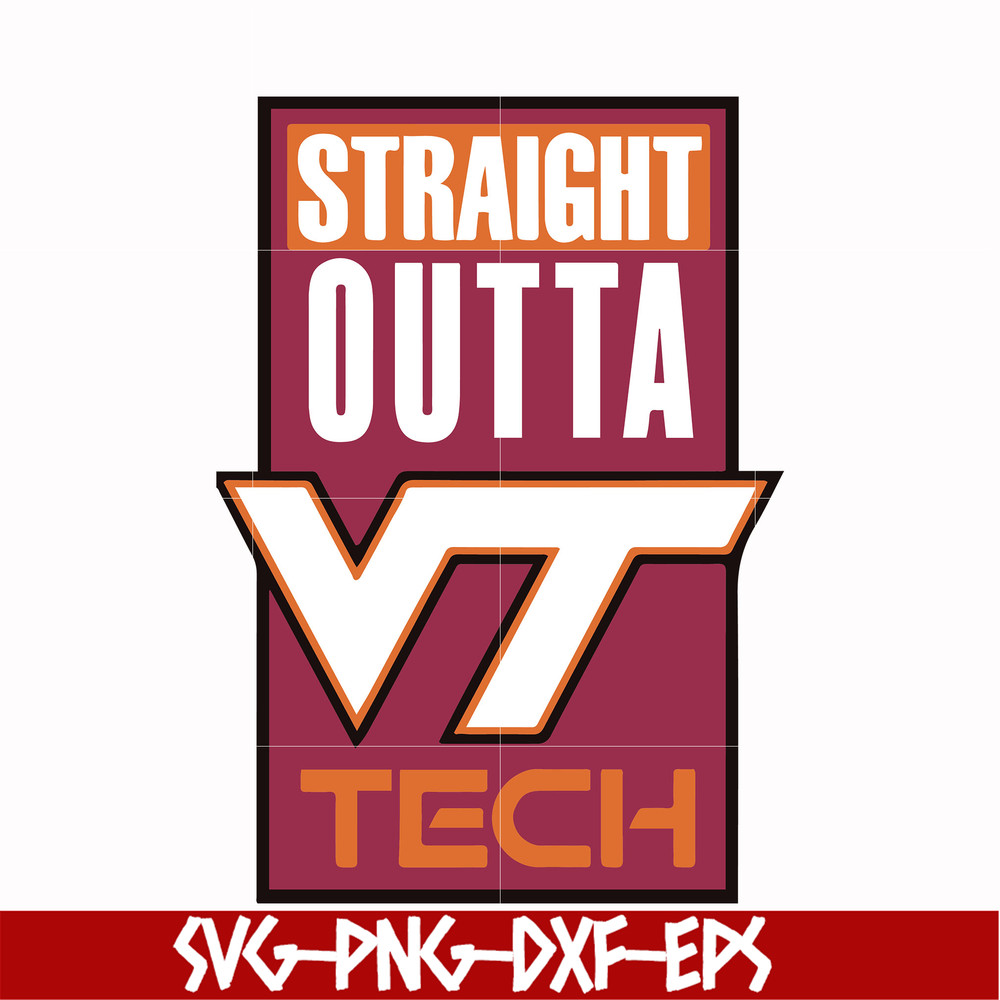 NCAA0000336-Virginia Tech Hokies svg, png, dxf, eps file NCAA0000336.jpg
