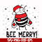 NCRM0015-Bee merry svg, christmas svg, png, dxf, eps digital file NCRM0015.jpg