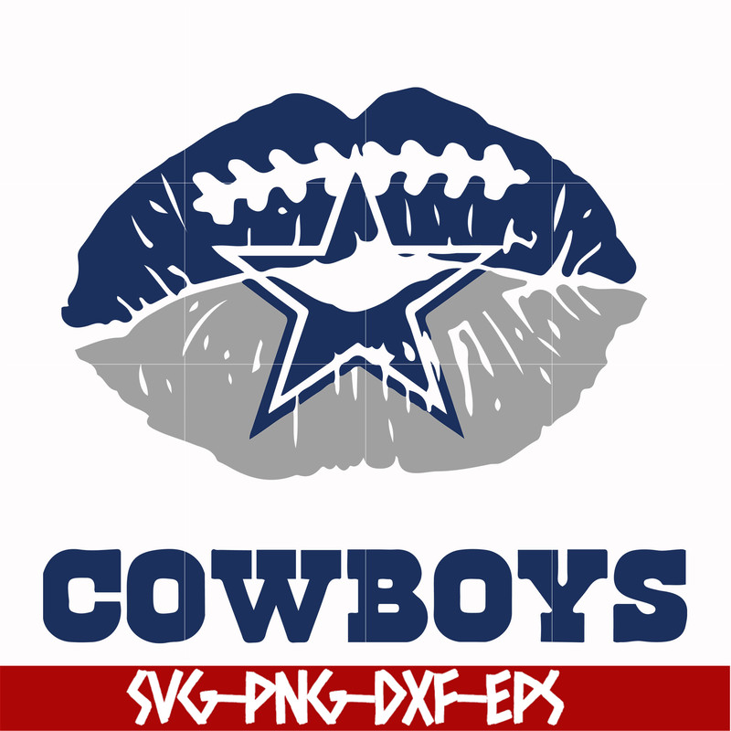 NFL0000112-Cowboys lips, svg, png, dxf, eps file NFL0000112.jpg