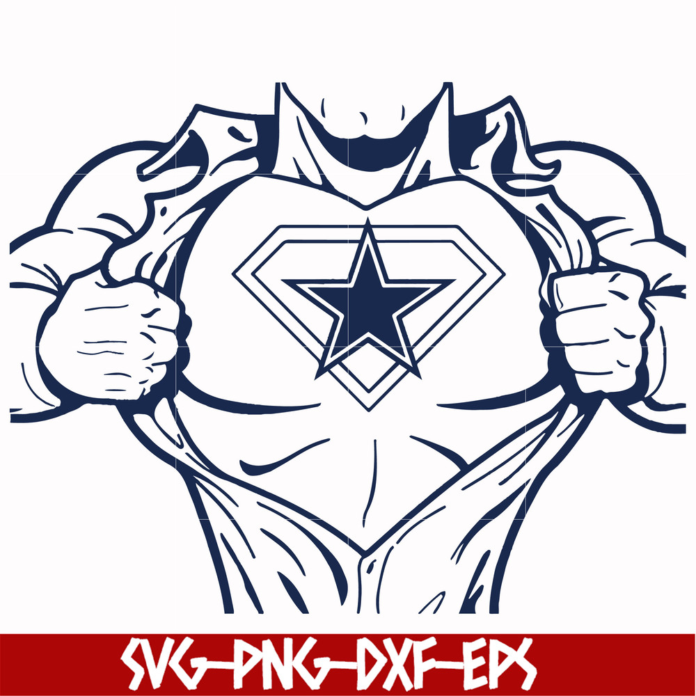 NFL0000192-Cowboys superman, svg, png, dxf, eps file NFL0000192.jpg