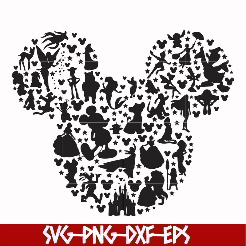 FN00062-Mickey svg, png, dxf, eps file FN00062.jpg