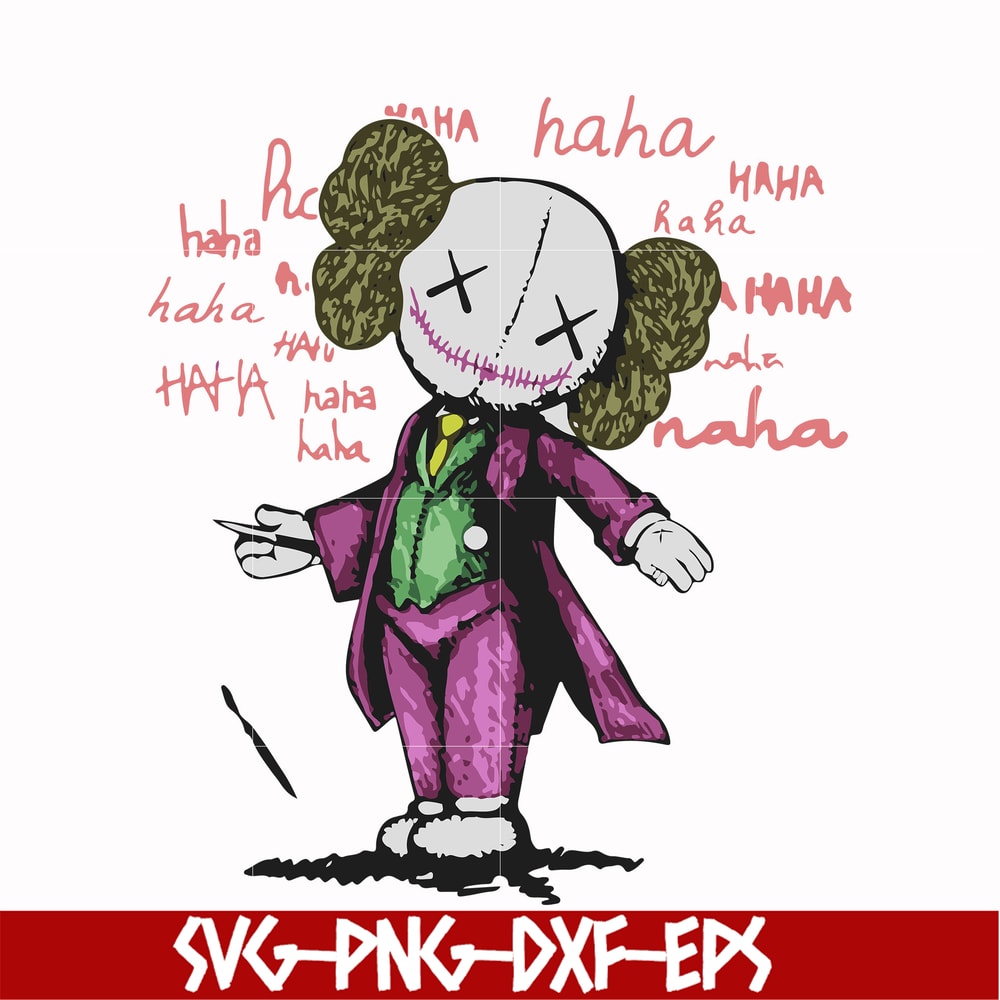 HLW0148-kaws x joker haha svg, png, dxf, eps digital file HLW0148.jpg
