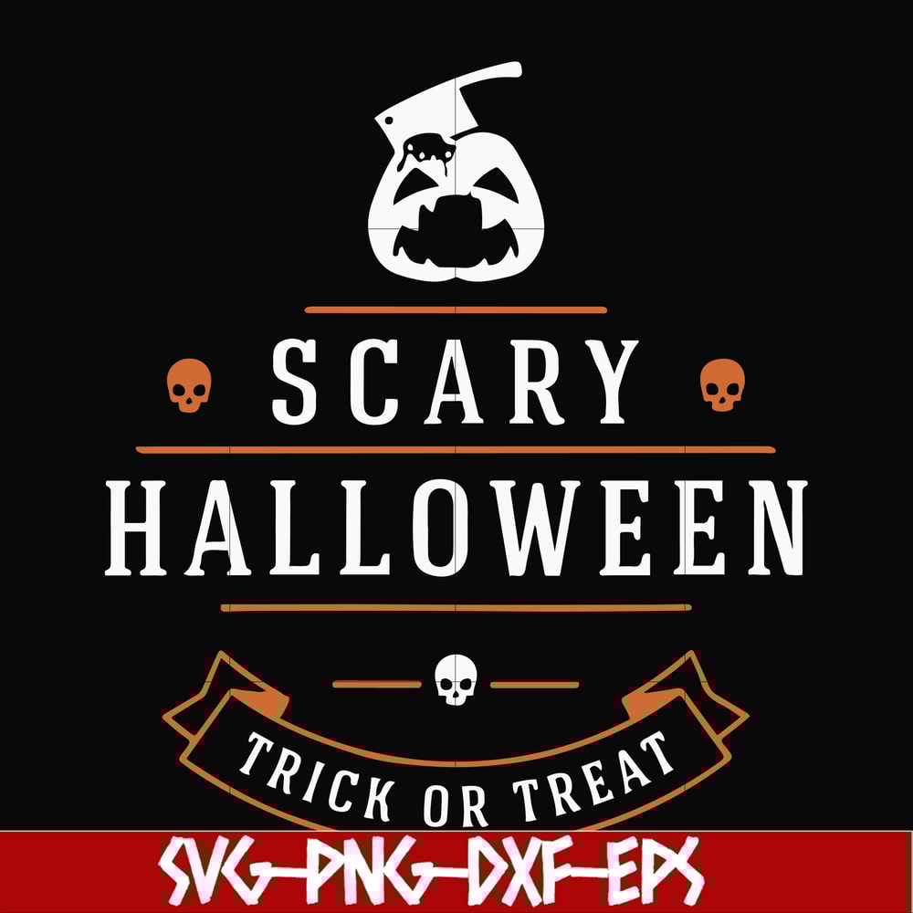 HLW17072013-Scary halloween trick or treat svg, png, dxf, eps digital file HLW17072013.jpg