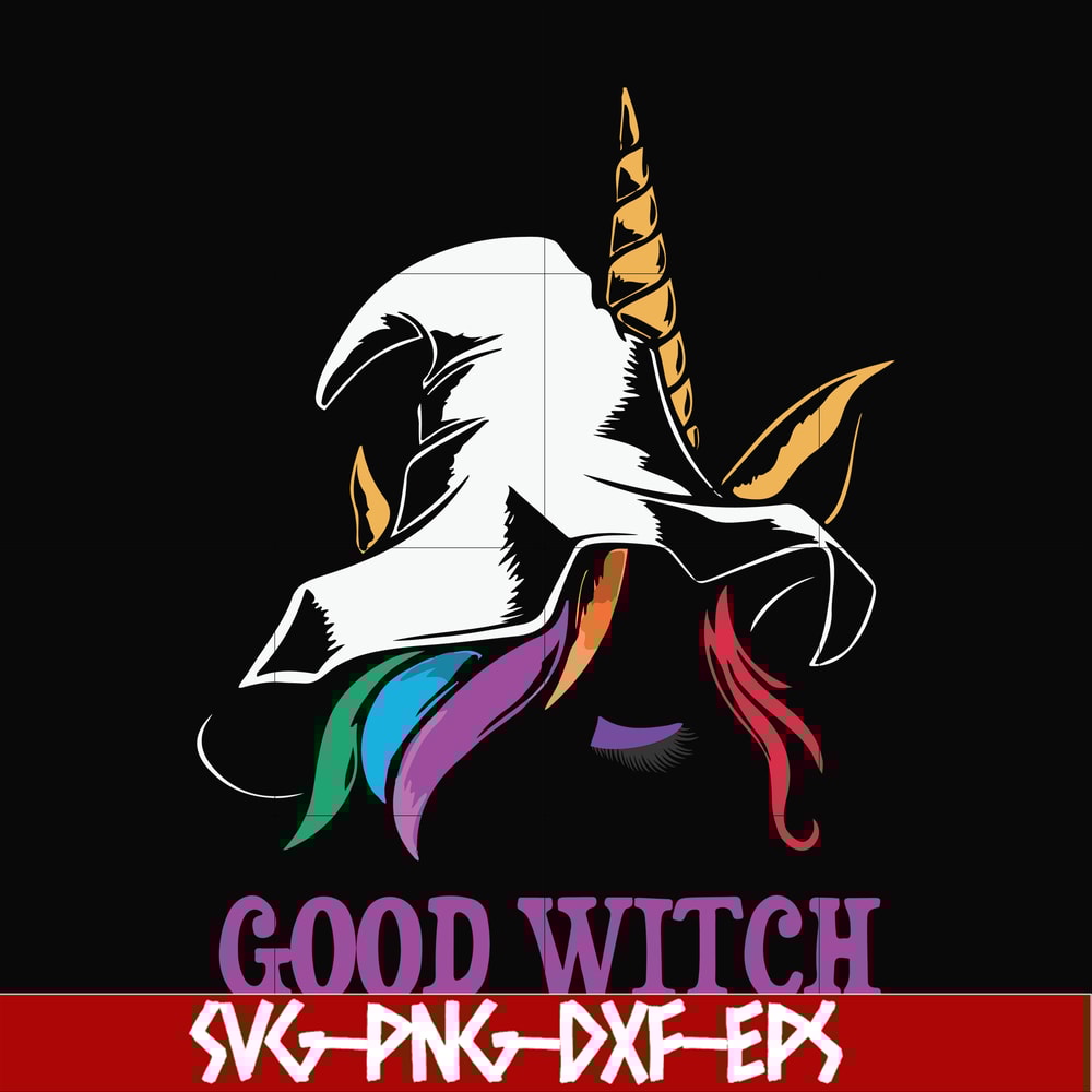 HLW1707208-Halloween Trick or Treat Unicorn Good Witch svg, png, dxf, eps digital file HLW1707208.jpg