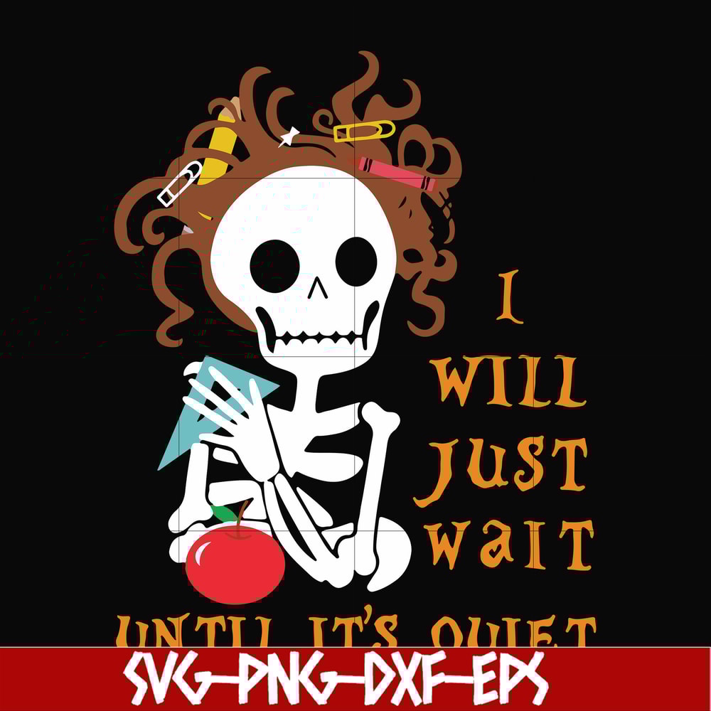 HLW2007205-I will just wait until its quiet svg, png, dxf, eps digital file HLW2007205.jpg